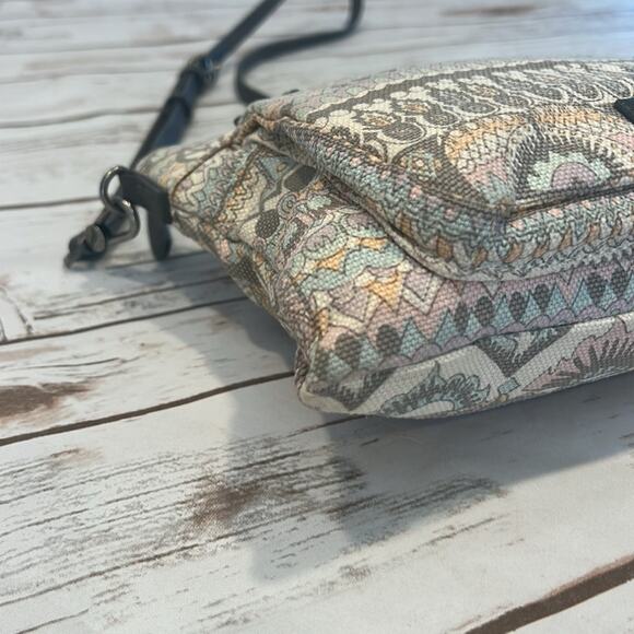 Sakroots Camden Crossbody Handbag in Pastel One World - Picture 9 of 15